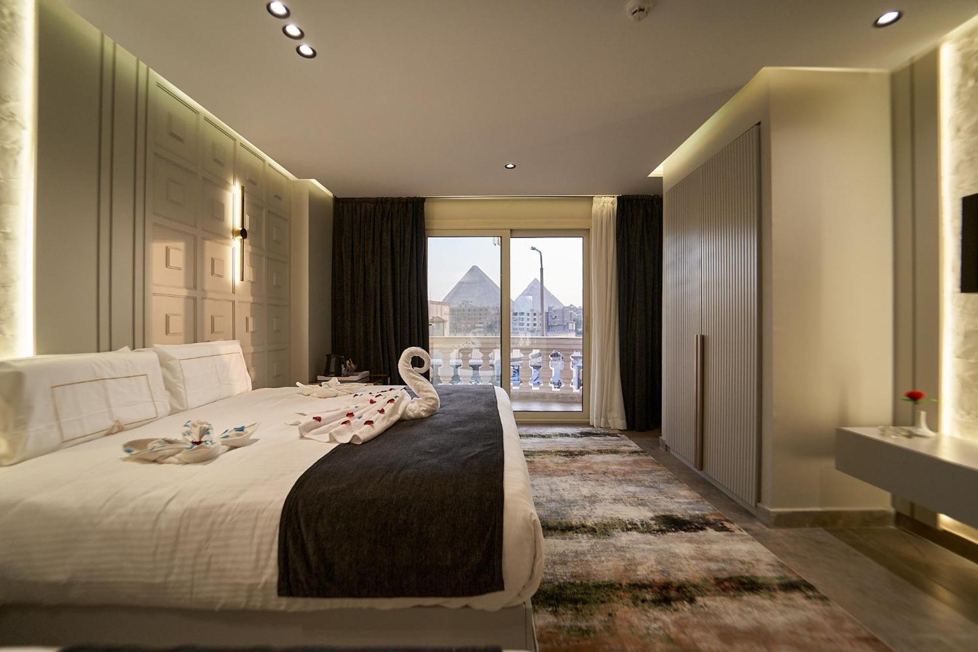 Pyramids Charm Hotel Al Kawm al Akhdar Dış mekan fotoğraf