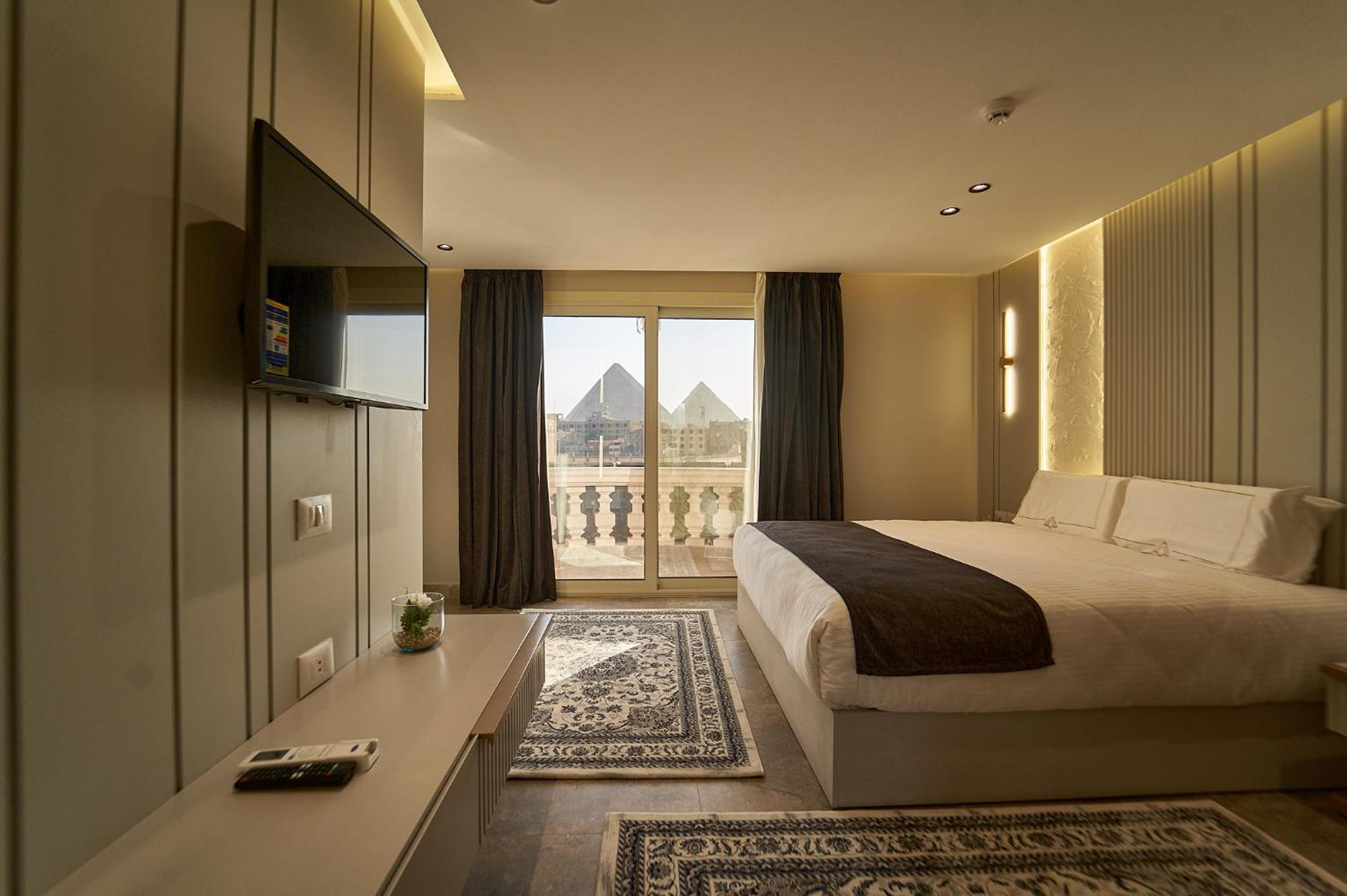 Pyramids Charm Hotel Al Kawm al Akhdar Dış mekan fotoğraf