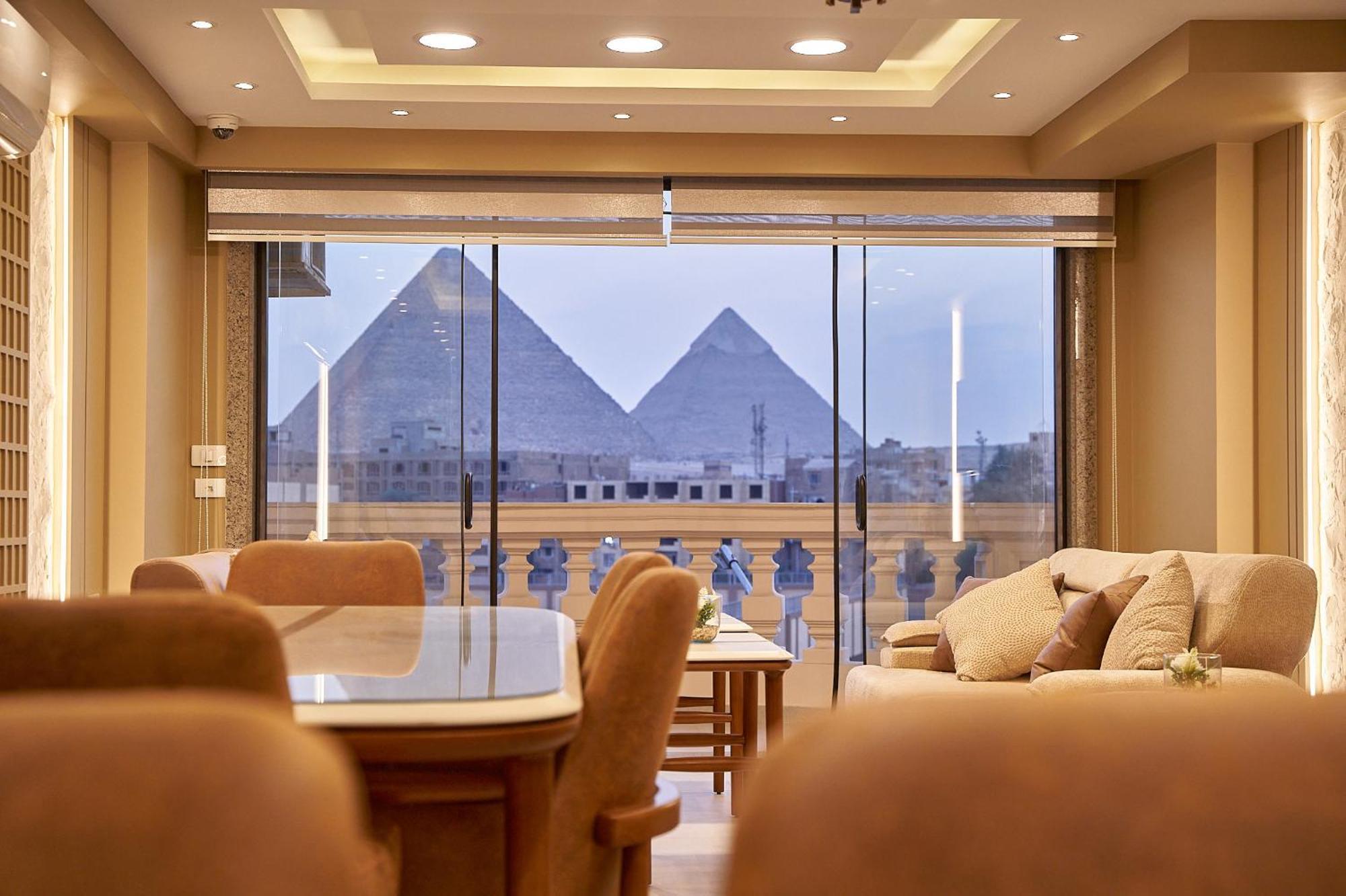 Pyramids Charm Hotel Al Kawm al Akhdar Dış mekan fotoğraf