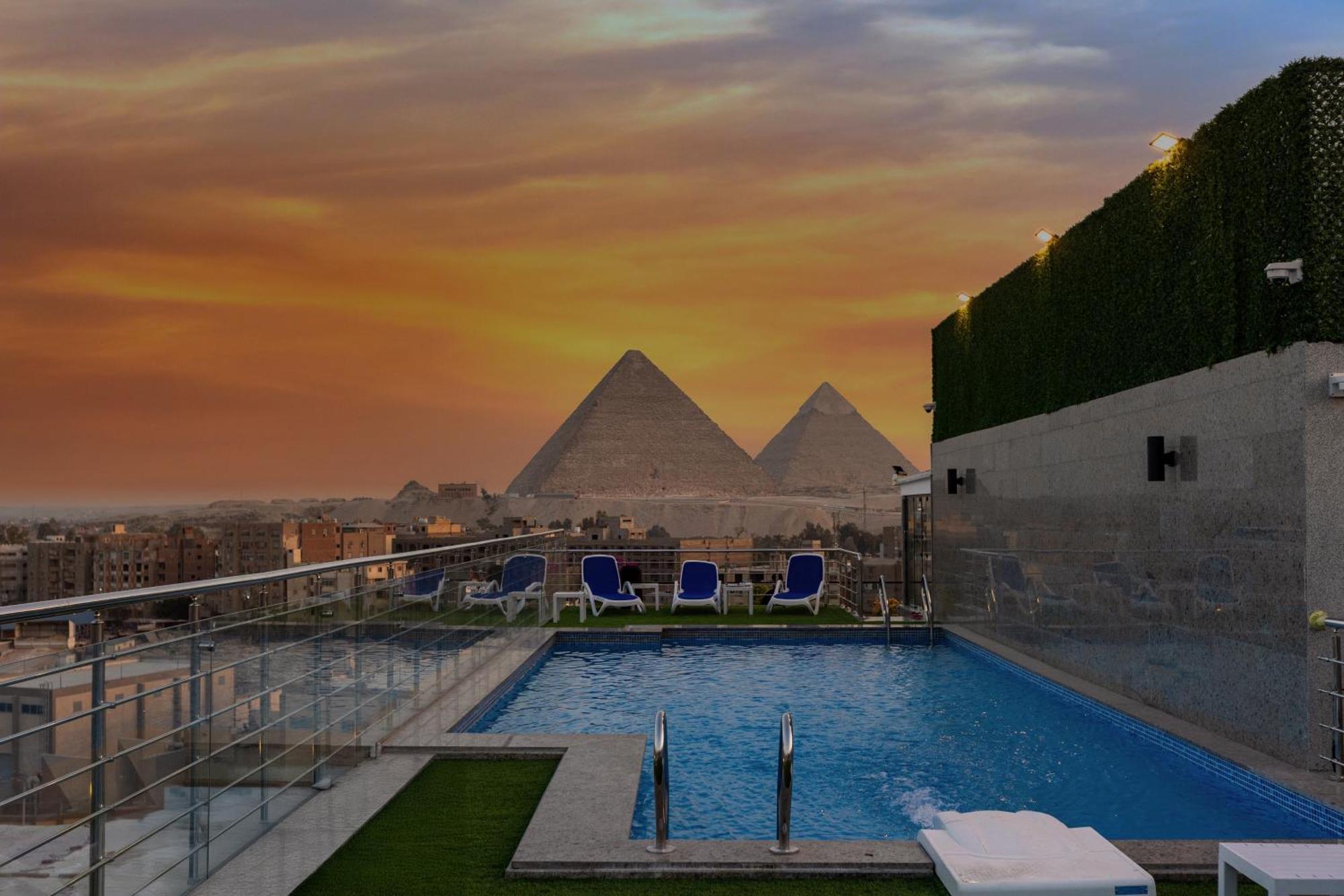 Pyramids Charm Hotel Al Kawm al Akhdar Dış mekan fotoğraf